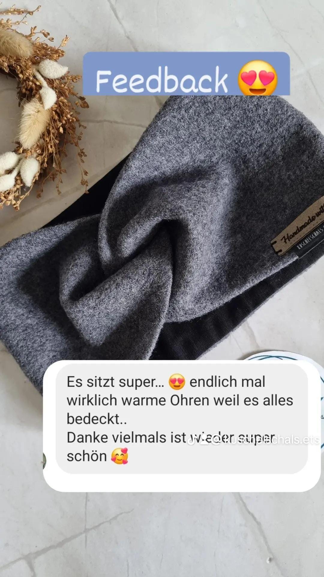 Handmade Merino and Jersey Headband - Extra Soft, warm and luxurious Earband - perfect gift for christmas - cozy and stylish - skandistyle