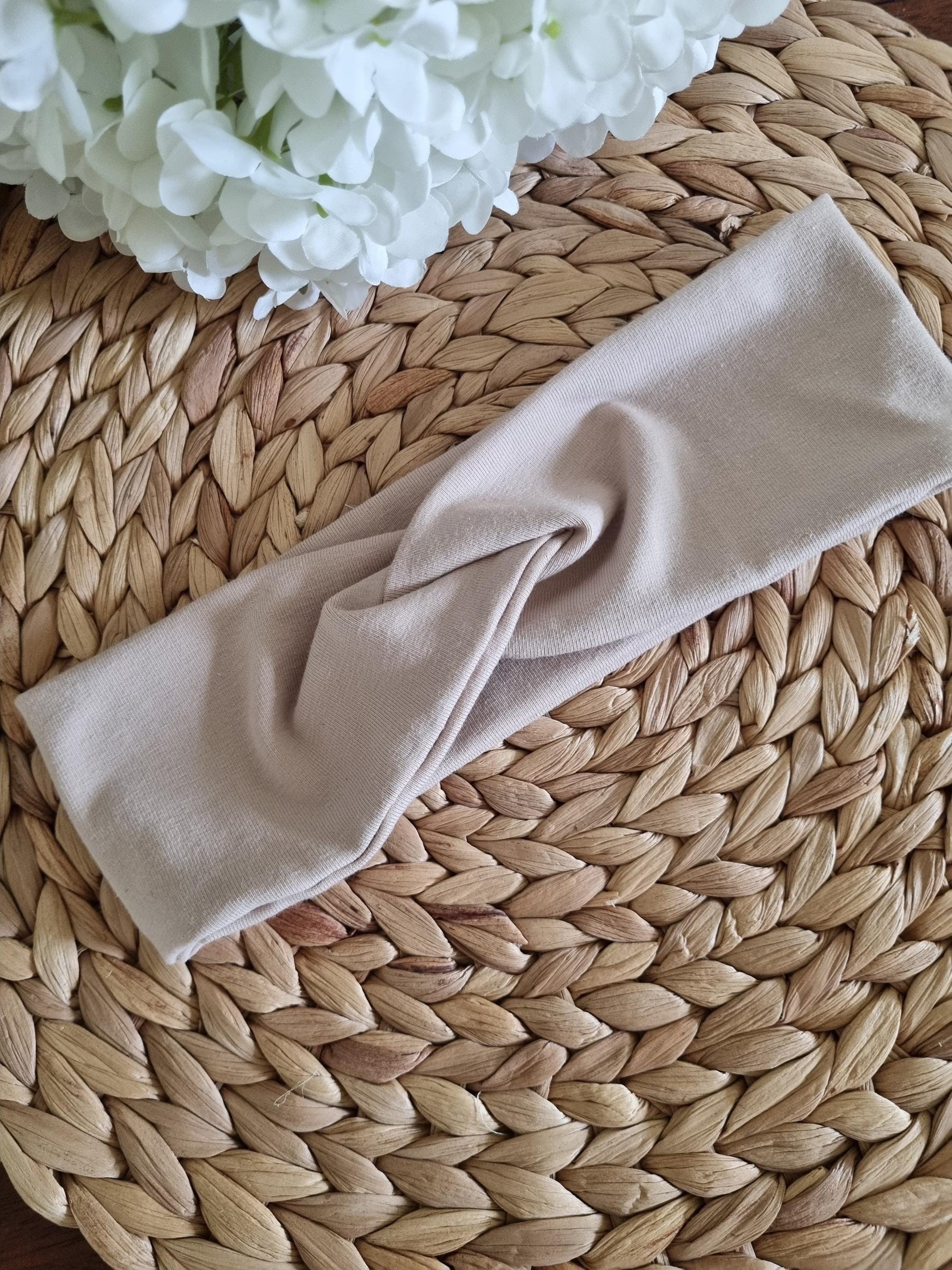 Handmade Organic Jersey Headbands - Soft, Wide Ear Covering soft headband for adults organic jersey Headband Hair accessory handmade