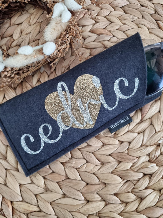 Handmade Felt Glasses Case Eco-Friendly Eyewear Storage Pouch Soft & Lightweight Glasses Protector | Durable Eyewear Organizer gift for dad