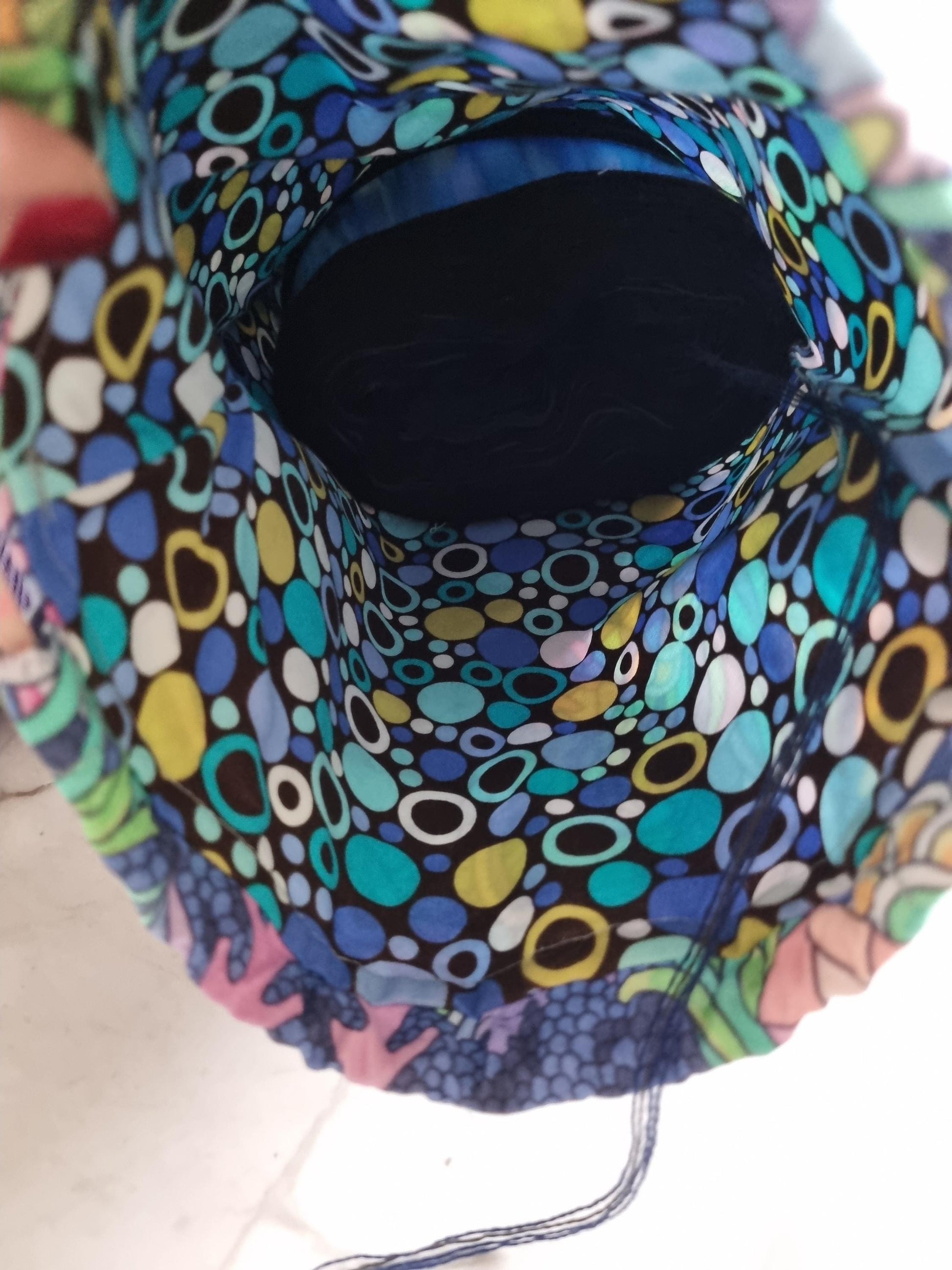 Fantasy Axelotl Print project Bag for knitting or crochet perfect gift for any crafter knitter crocheter cross stitch handmade