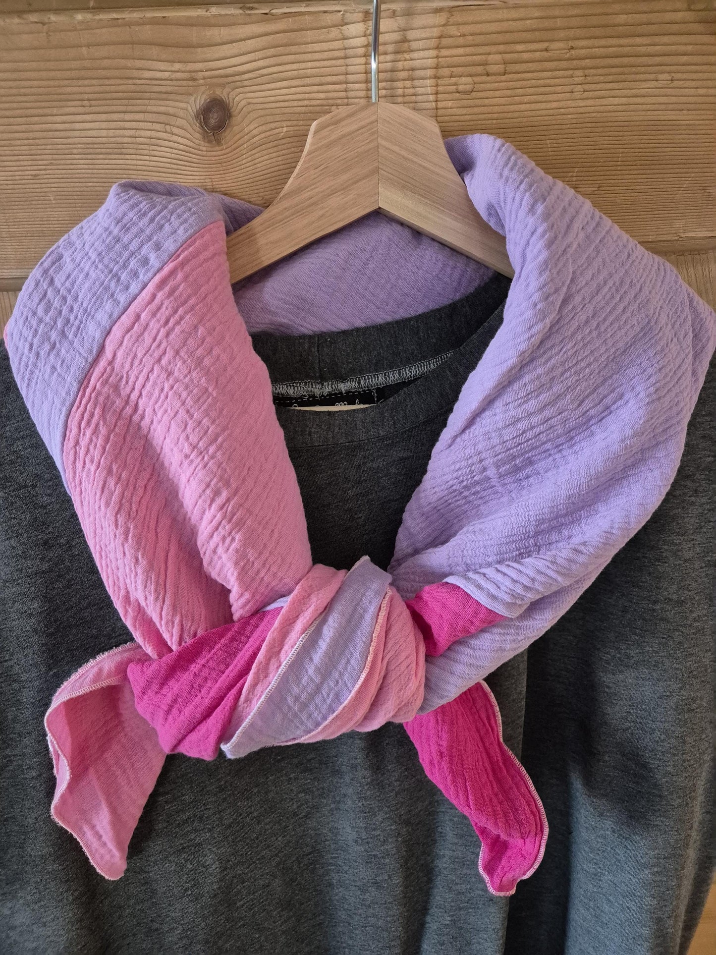Cotton Stole Scarf - Cozy Pink Wrap - Versatile Shawl for Travel - Boho Fashion Accessory - Ideal Gift for her