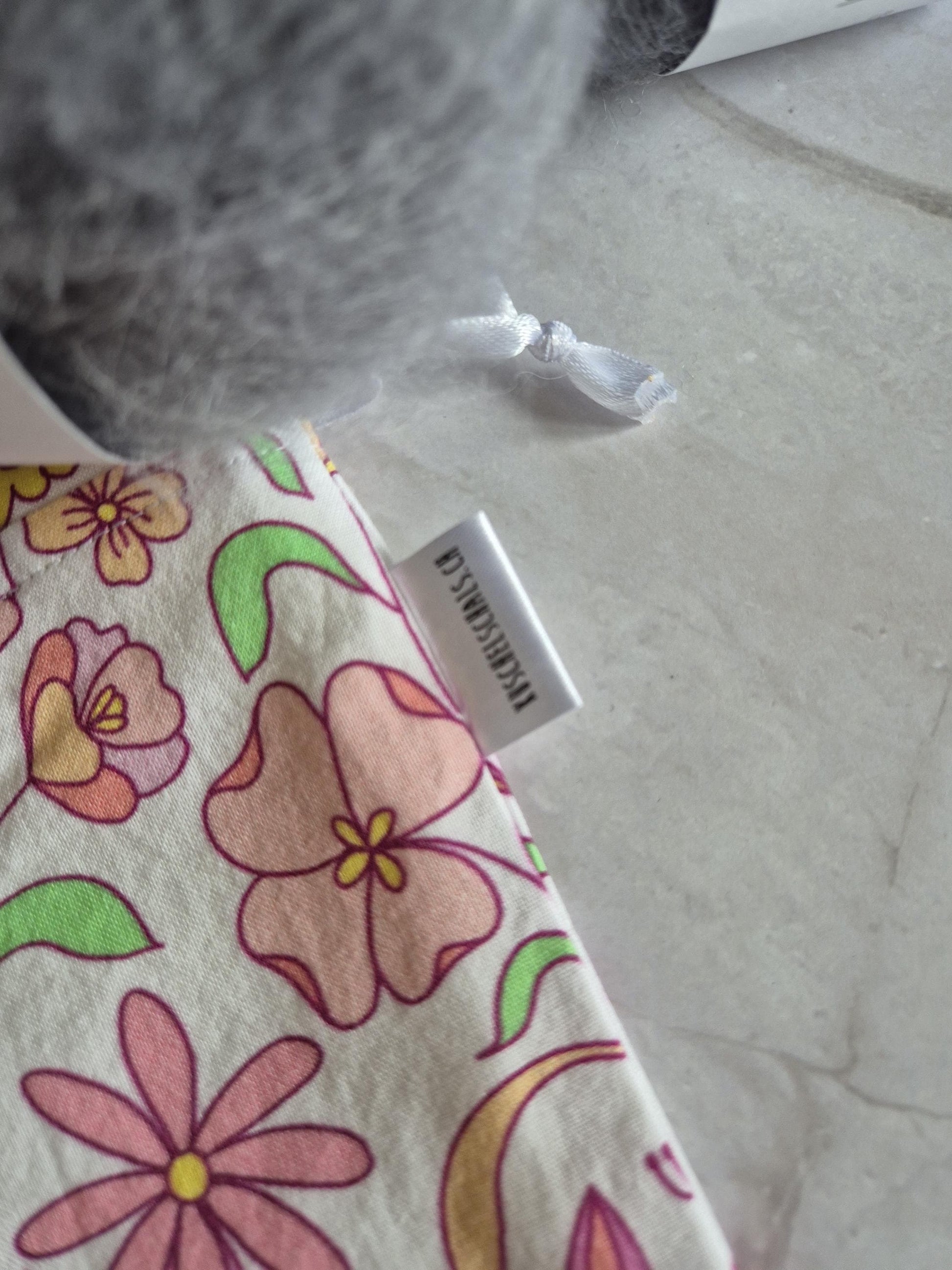 Spring Flower Print project Bag -3 Sizes - for knitting or crochet perfect gift for any crafter knitter crocheter handmade valentine gift