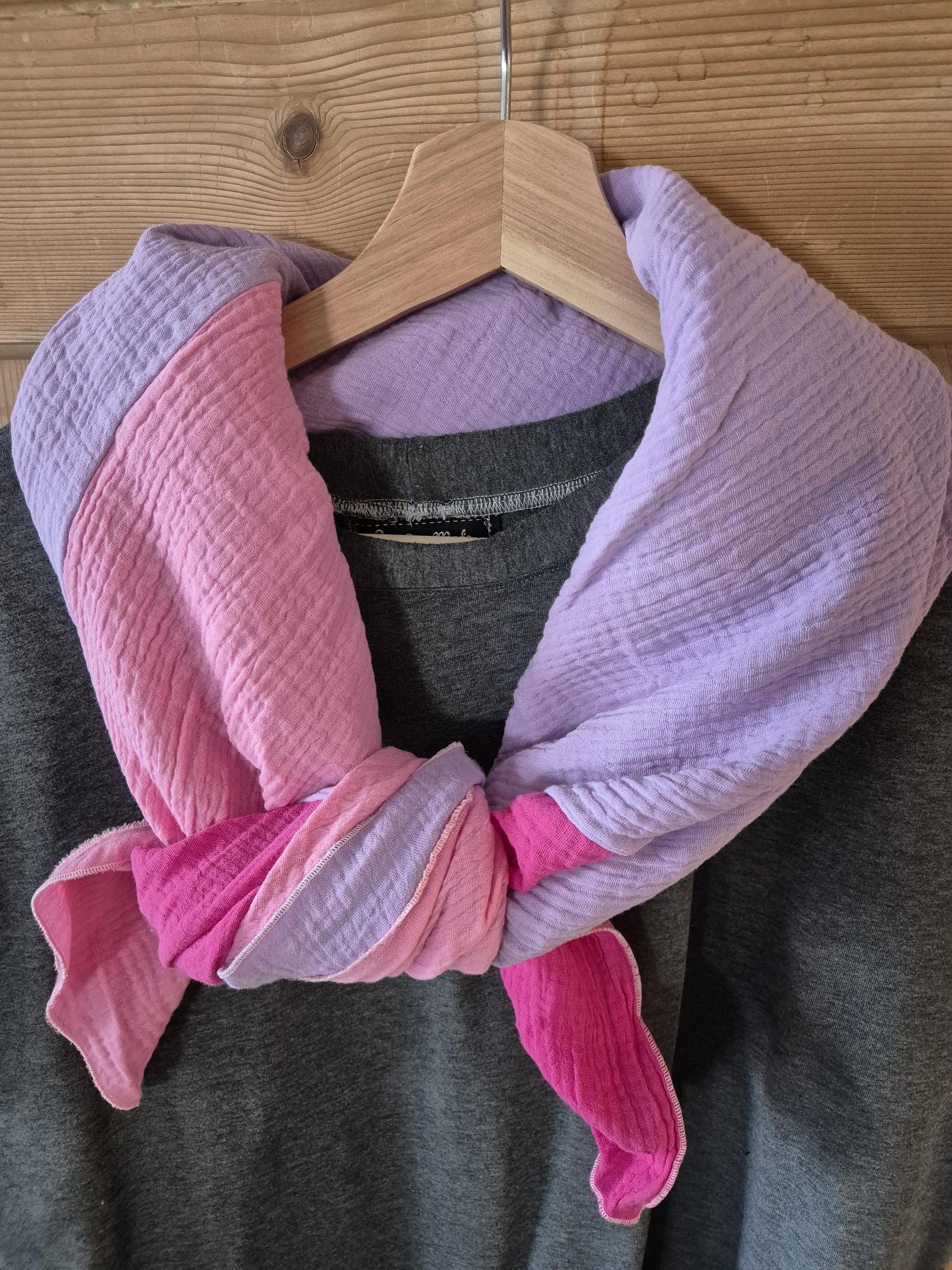 Cotton Stole Scarf - Cozy Pink Wrap - Versatile Shawl for Travel - Boho Fashion Accessory - Ideal Gift for her