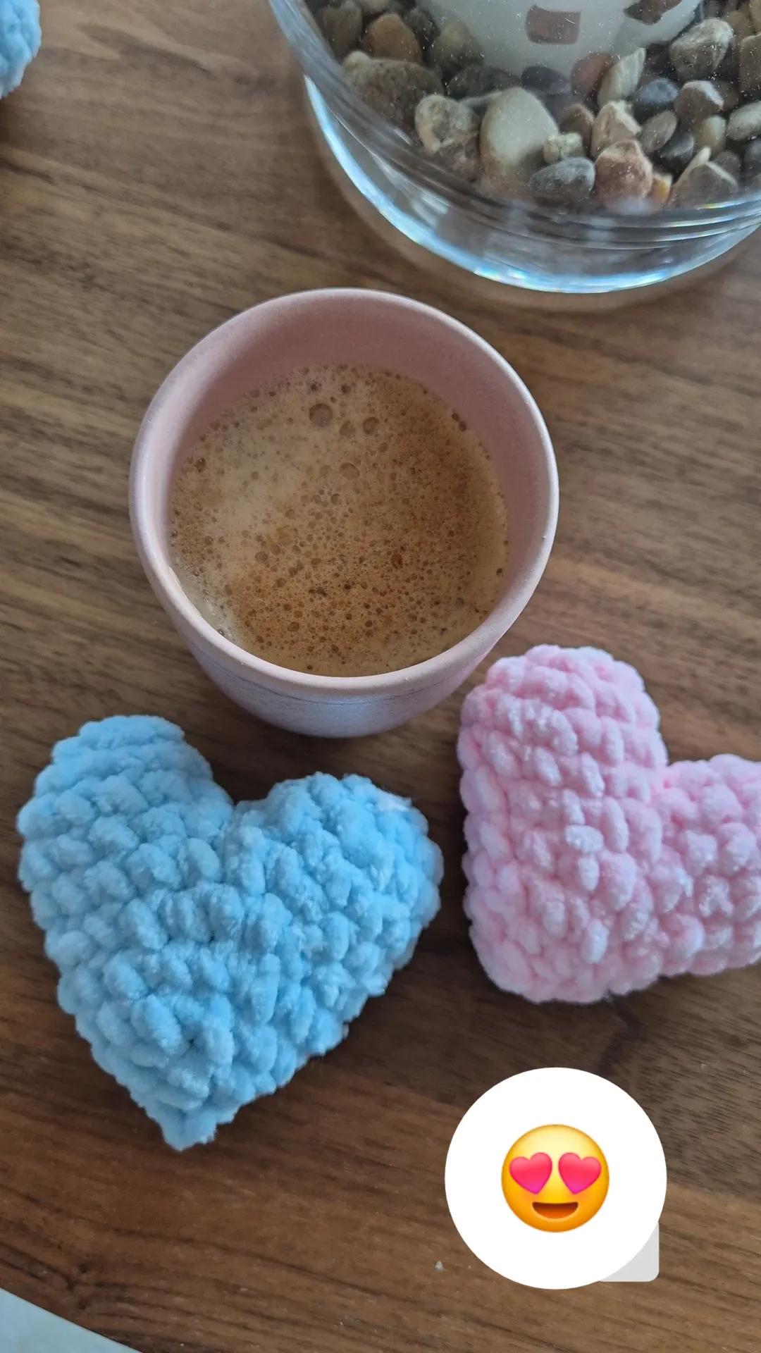 Heart Plushie keychain hand crochet in 3 colors available perfect gift for girls stressrelease squishy hand made love gift perfect