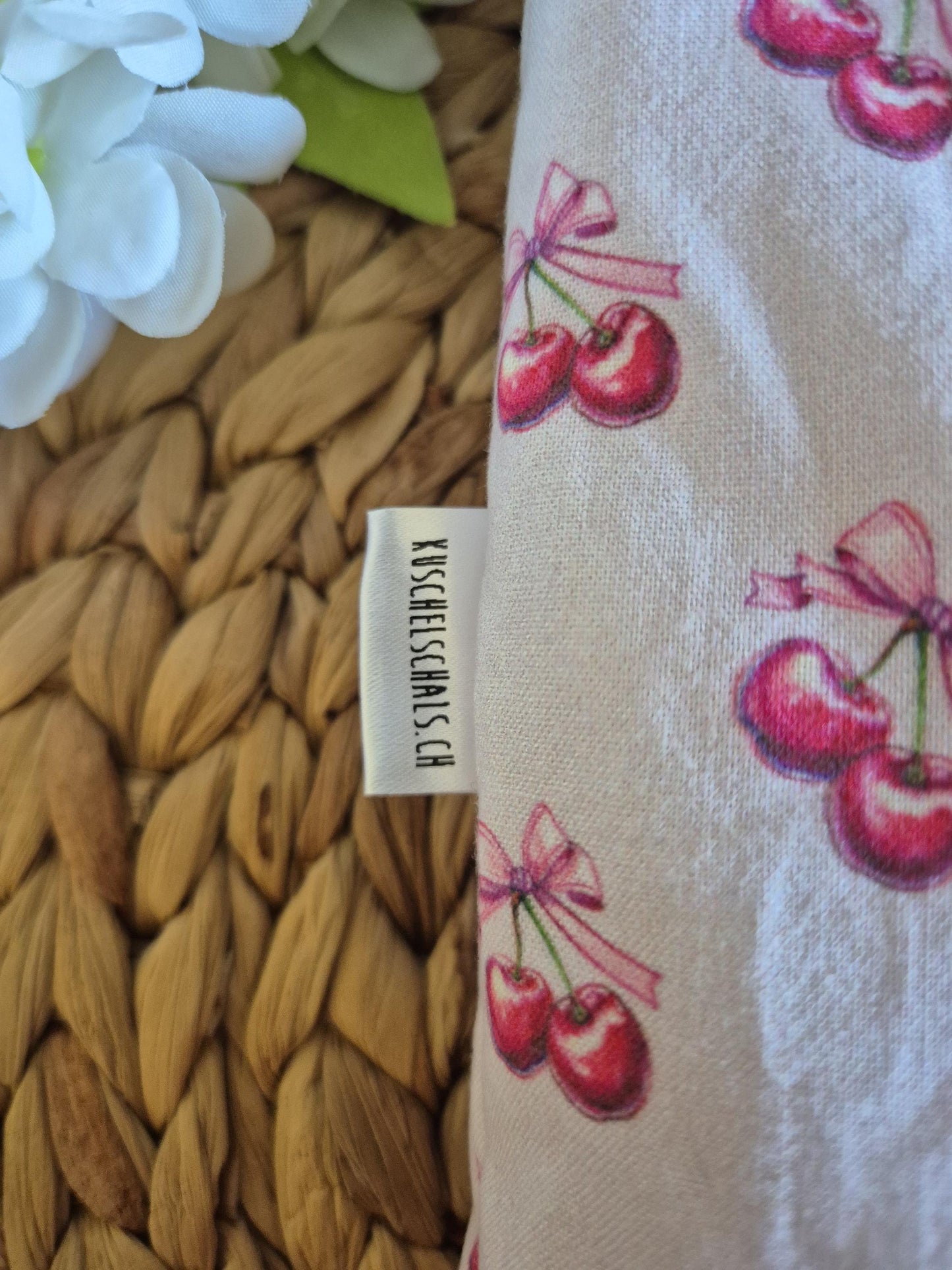 Coquette cherry bows Book Cover for Paperback and Hardcover Books 3 sizes - Handmade Protective Book Sleeve - Fantasy Reader Gift romantasy