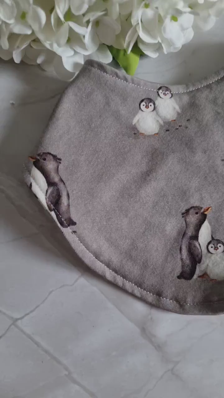 Organic Cotton Baby Scarf Jersey Bandana | Burp cloth Baby | Soft and Washable Newborn Scarf | Ideal Baby Gift Baby bib