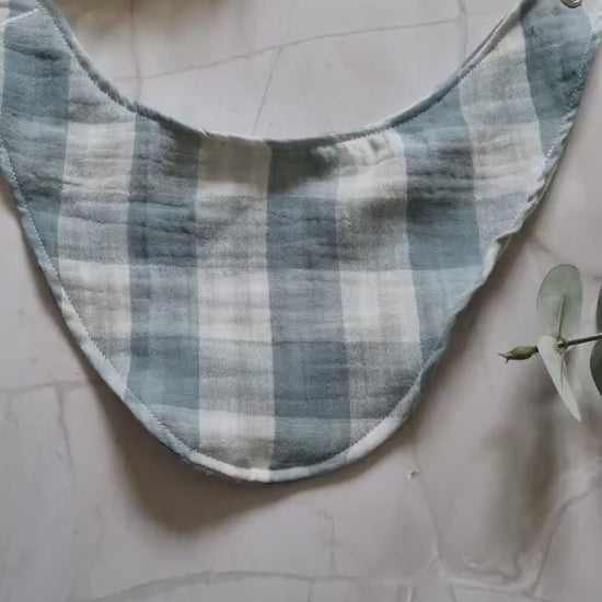 Cotton Baby Scarf Musselin Bandana | Gender-Neutral Baby Bandana | Soft and Washable Newborn Scarf | Ideal Baby Gift