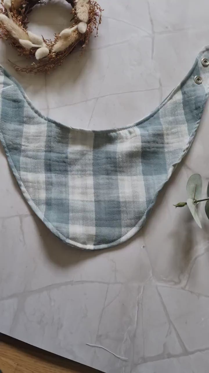 Cotton Baby Scarf Musselin Bandana | Gender-Neutral Baby Bandana | Soft and Washable Newborn Scarf | Ideal Baby Gift