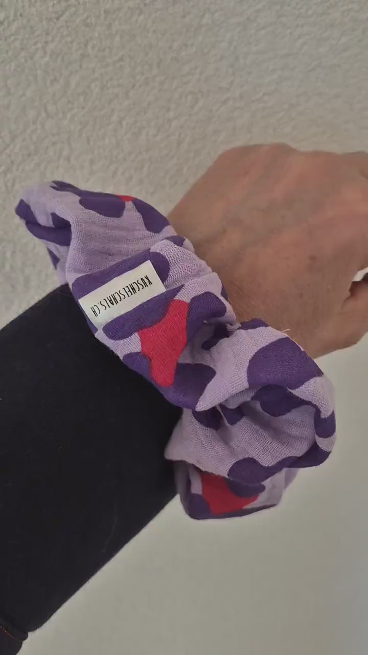 Leo Scrunchie Hair bobble handmade Ponytail holder perfect gift hair accessories chic hair tie