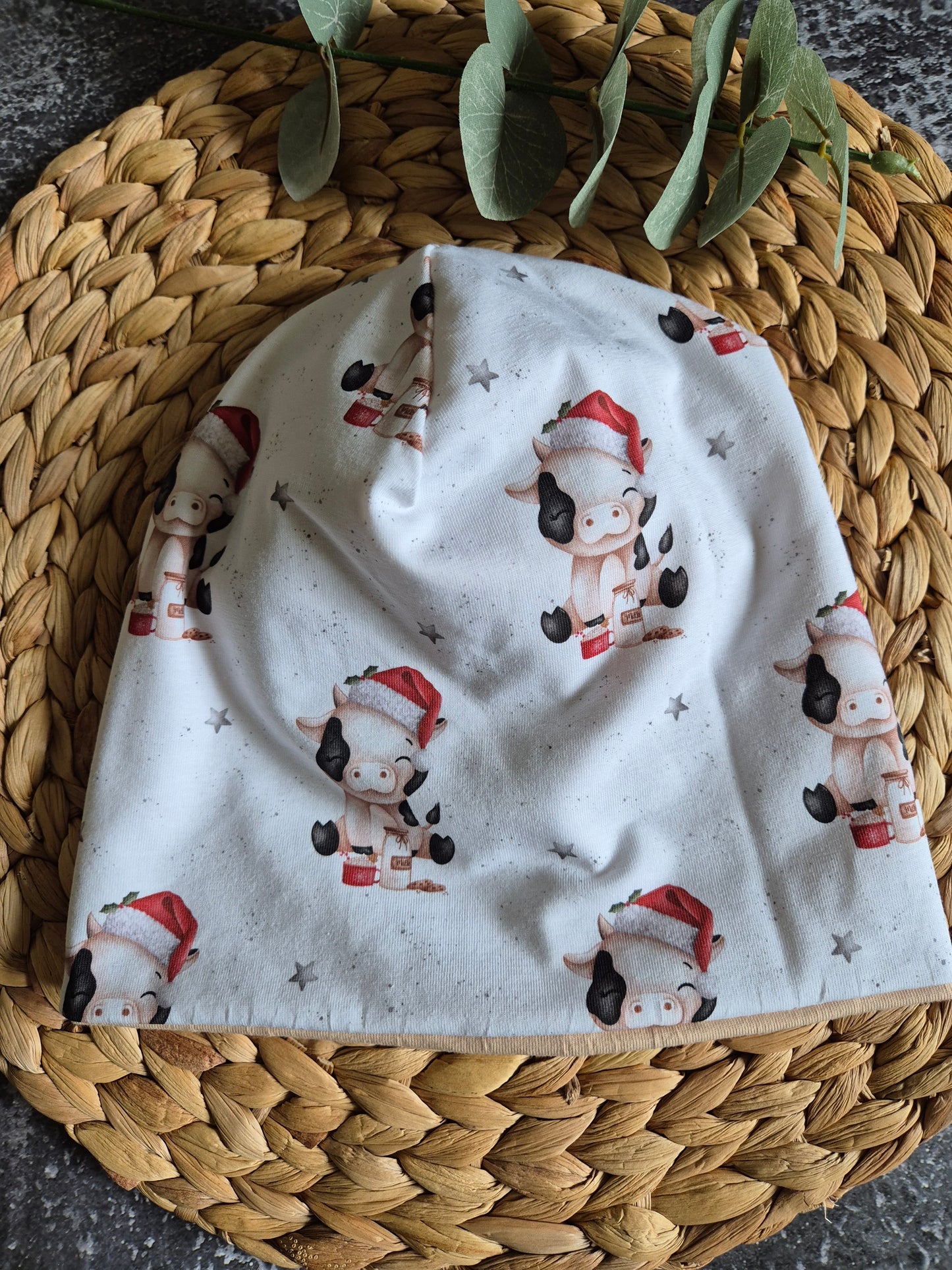 Mütze / Beanie Santa Cow Kinder diverse Grössen / Kopfumfang 47 bis 54 cm