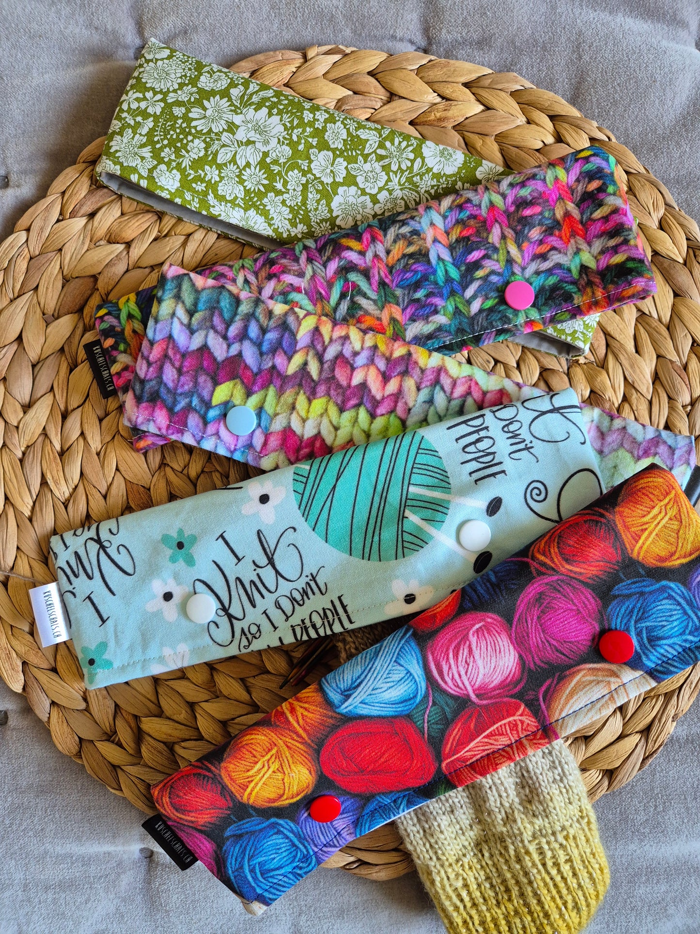 Nadelgarage Wooldesign - DPN Case - Needle Holder - Nadelspielhalter - Zubehör für Strickerinnen - Sockenstricken - Nadelsafe - Nadelspiel Safe Garage