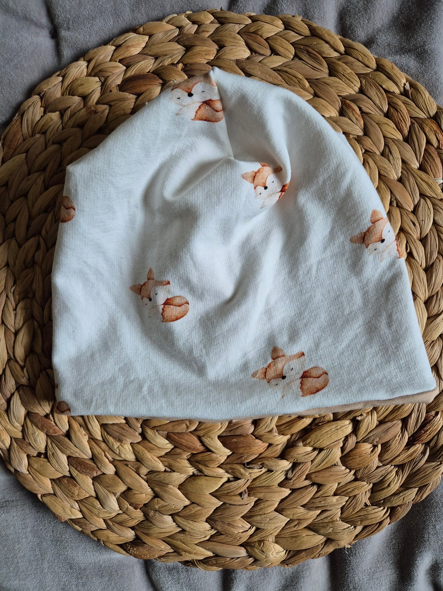 Mütze / Beanie Fuchs Kinder diverse Grössen / Kopfumfang 47 bis 54 cm