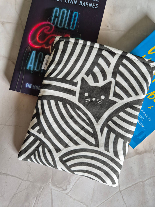 Cat Lover Book Cover Kindle Kobo - 3 Sizes - Handmade