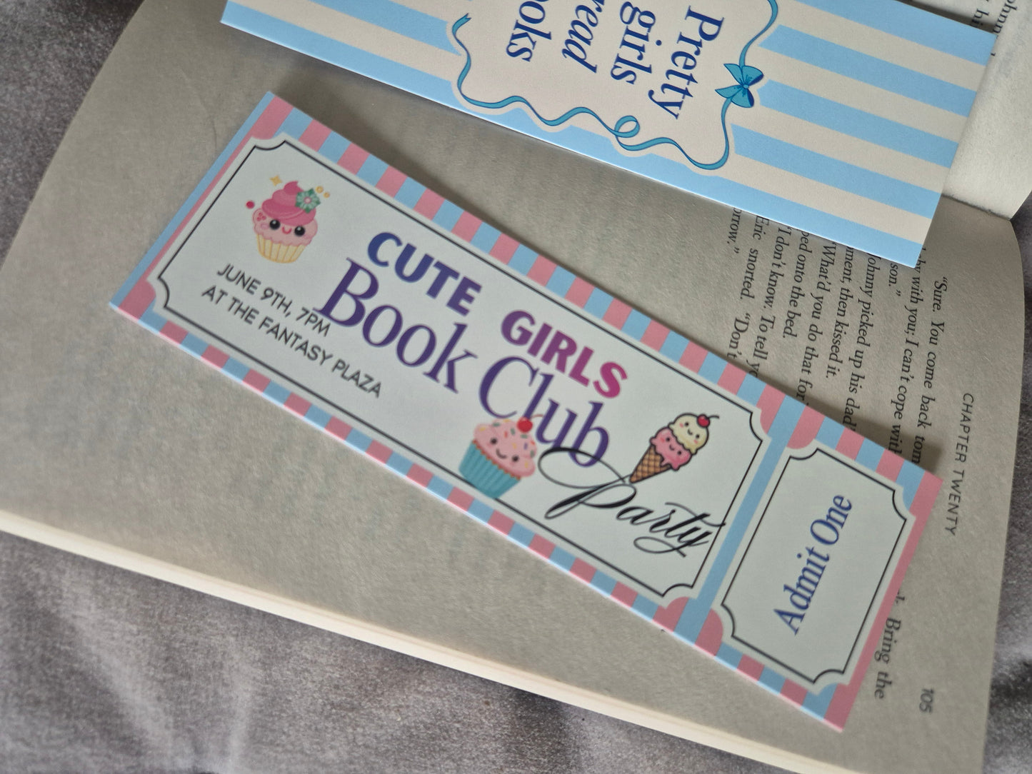 May Bookmarks for the Bookmark Club, subscribe now !!!! Butterfly Flower Spring Pink Bookmarks - perfect gift for every Booklover