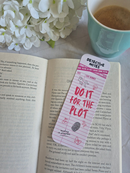 Lesezeichen Krimi Thriller true crime Liebhaber auf hochwertigen Papier (400gr/m2) gedruckt Perfektes Lesezeichen for booklover