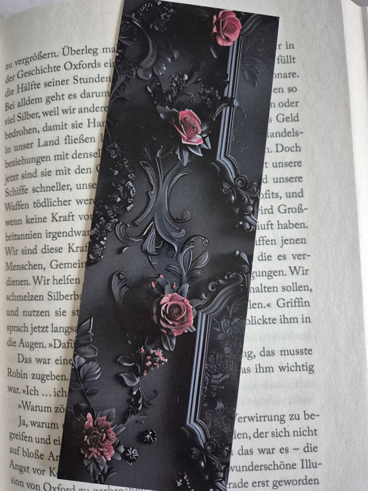 Lesezeichen Gothic Wall auf hochwertigem Paper gedruckt, doppelseitig, tolles Geschenk