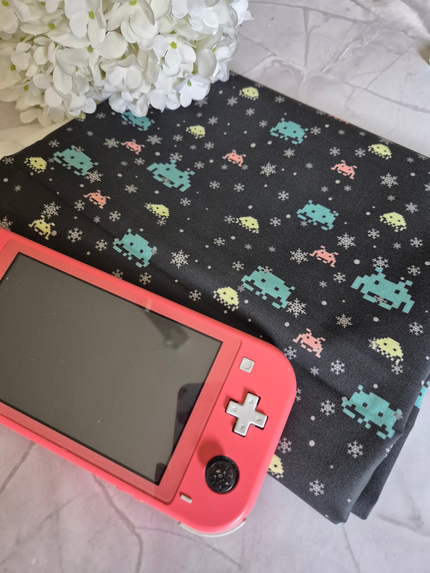 Padded Cover for Switch 1 / Switch 2 / Oled / Nintendo DS handmade with Zipper choose your fabric matcha kawaii Gaming add Personalisation
