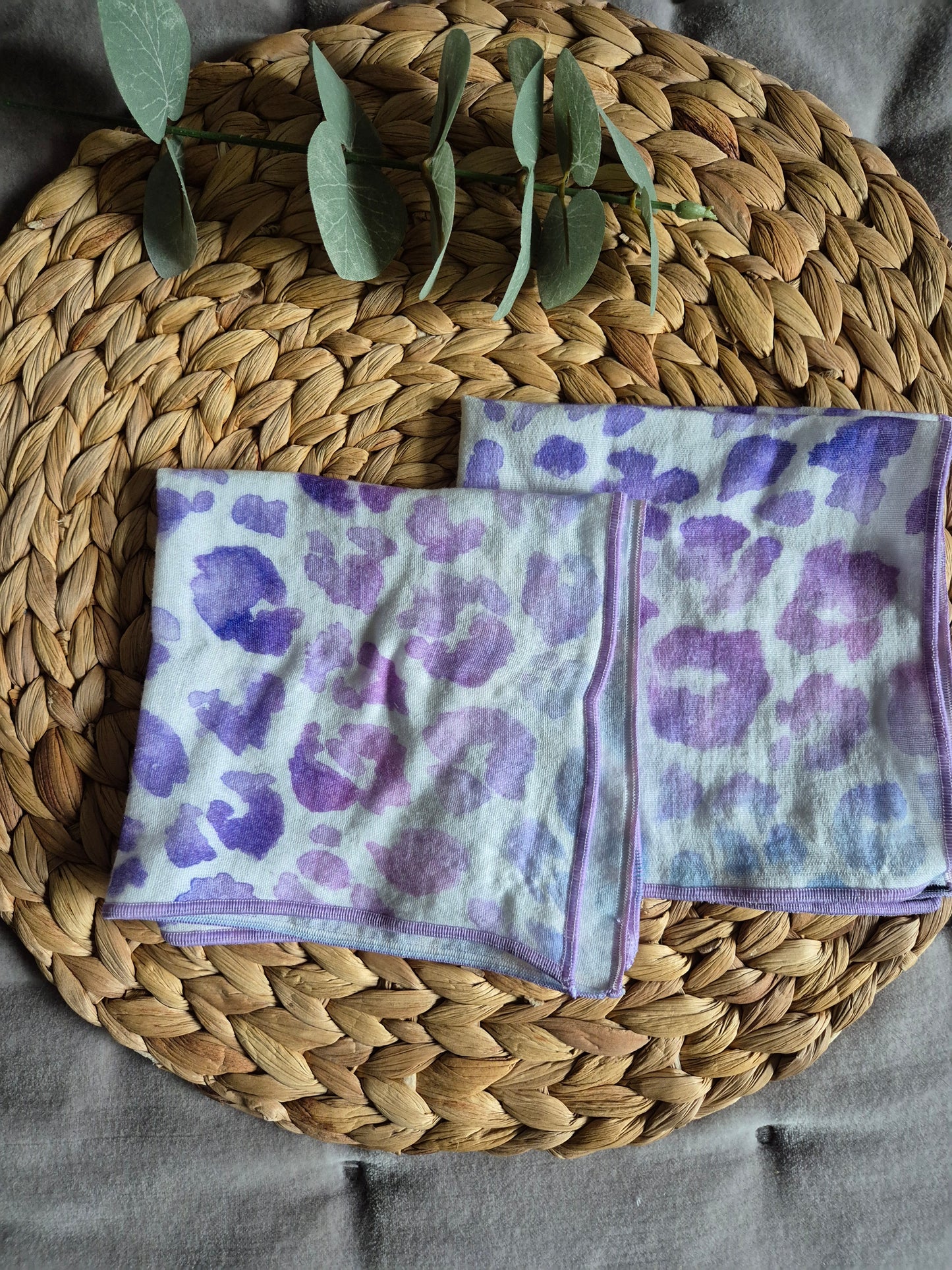 Set of 3 Handkerchief  Tissues fabric cotton very Soft Eco-Friendly washable reusable perfect gift