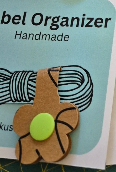 Kabelhalter Diverse Designs aus Snapppap (vegan) oder Kunstleder