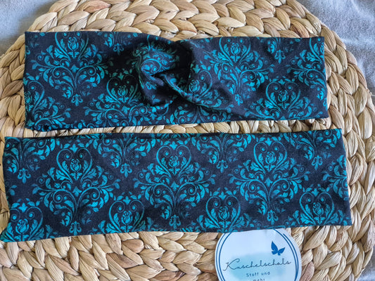 Handgefertigte Stirnbänder aus Bio-Jersey - Weiche, breite Ohrenbedeckung, weiches Stirnband für Erwachsene, Stirnband aus Bio-Jersey, Haar-Accessoire, handgefertigt