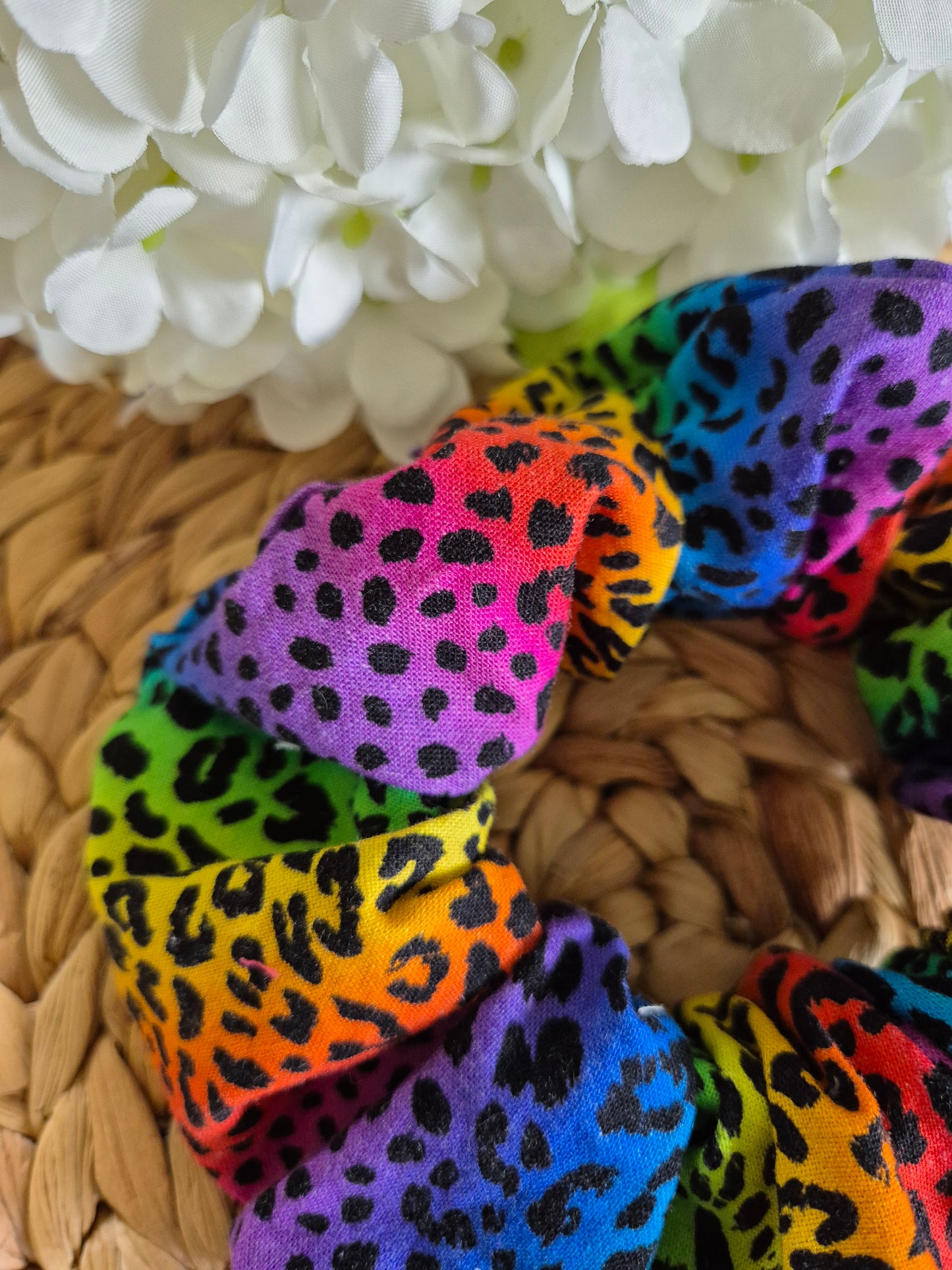 Pride Leo lover  Scrunchie Hair bobble handmade Ponytail holder perfect gift hair accessories chic hair tie