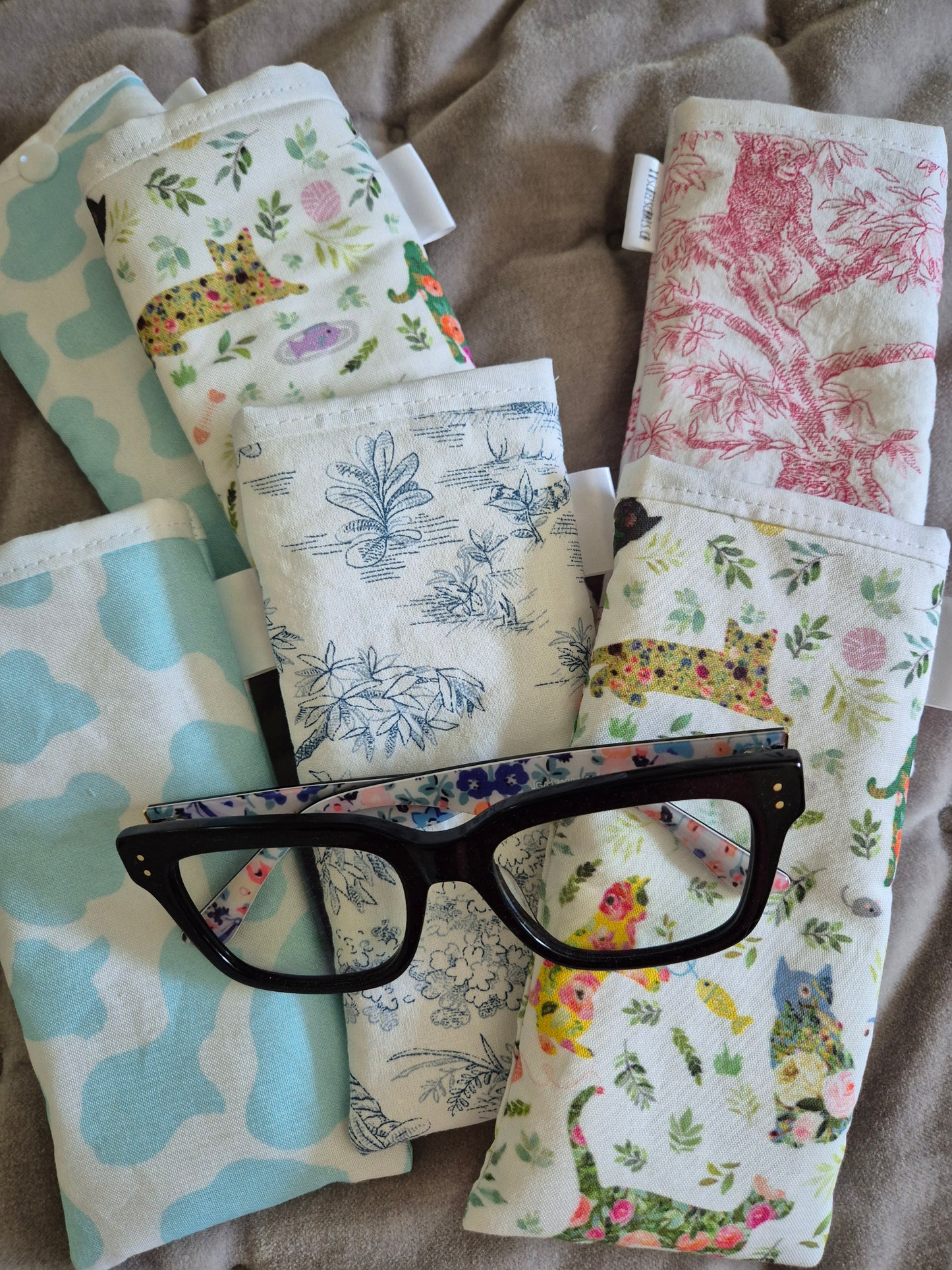 Brillenetui Glasses Case  Eco-Friendly Eyewear Storage Pouch  Soft & Lightweight Glasses Protector  Eyewear Organizer Gift for her