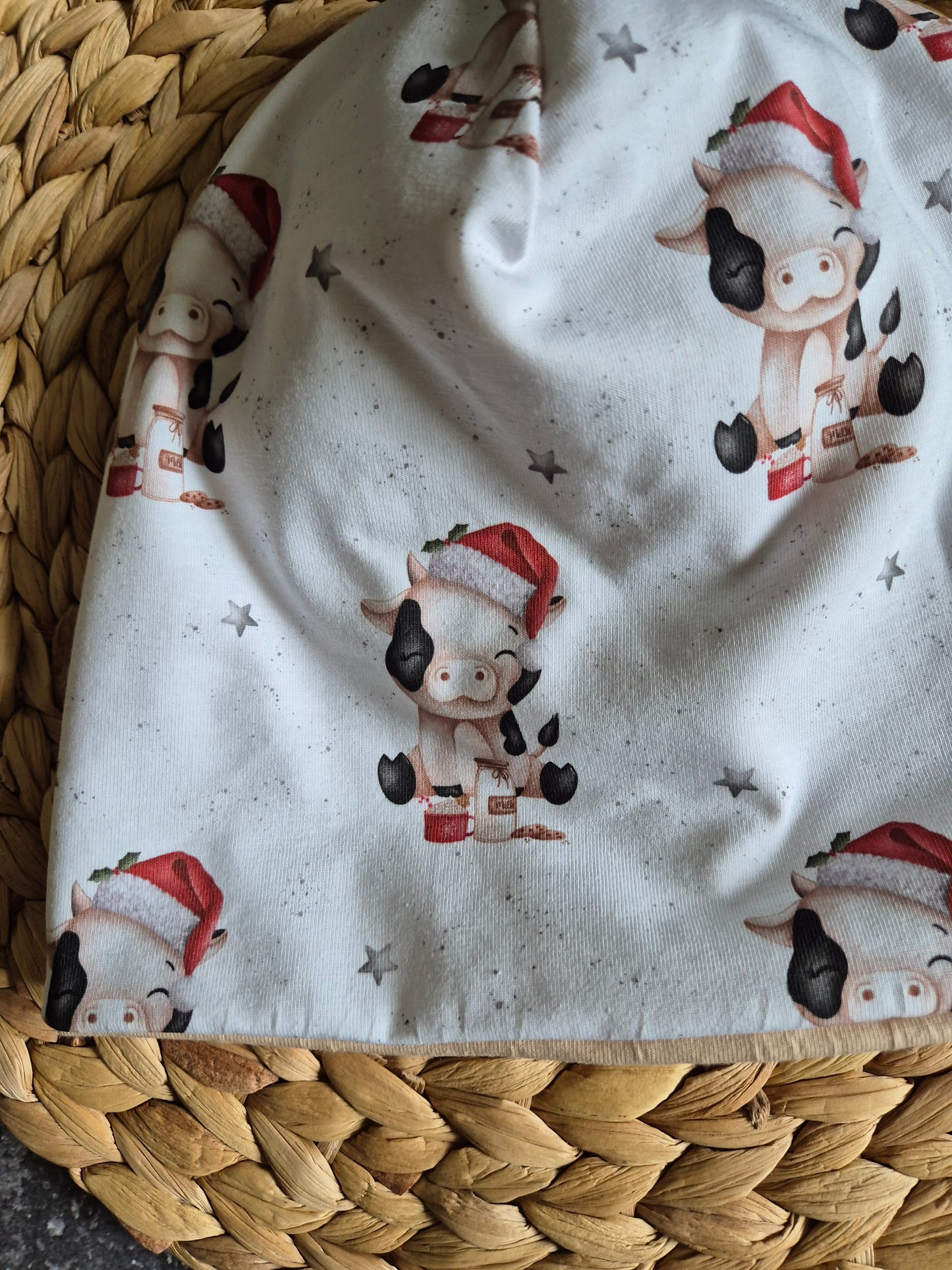 Mütze / Beanie Santa Cow Kinder diverse Grössen / Kopfumfang 47 bis 54 cm