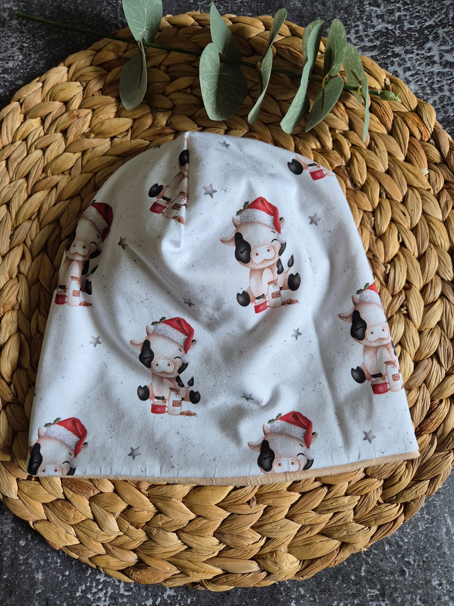 Mütze / Beanie Santa Cow Kinder diverse Grössen / Kopfumfang 47 bis 54 cm