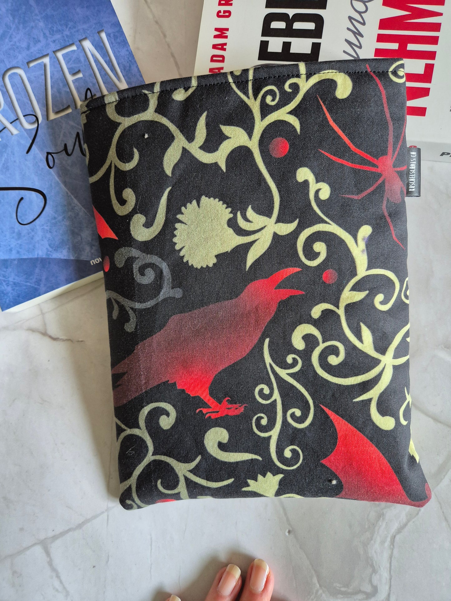 Fantasy Book Cover for Paperback and Hardcover Books 3 Sizes Handmade Protective Book Sleeve  Fantasy Reader Gift Book Lover's Gift (Kopie)