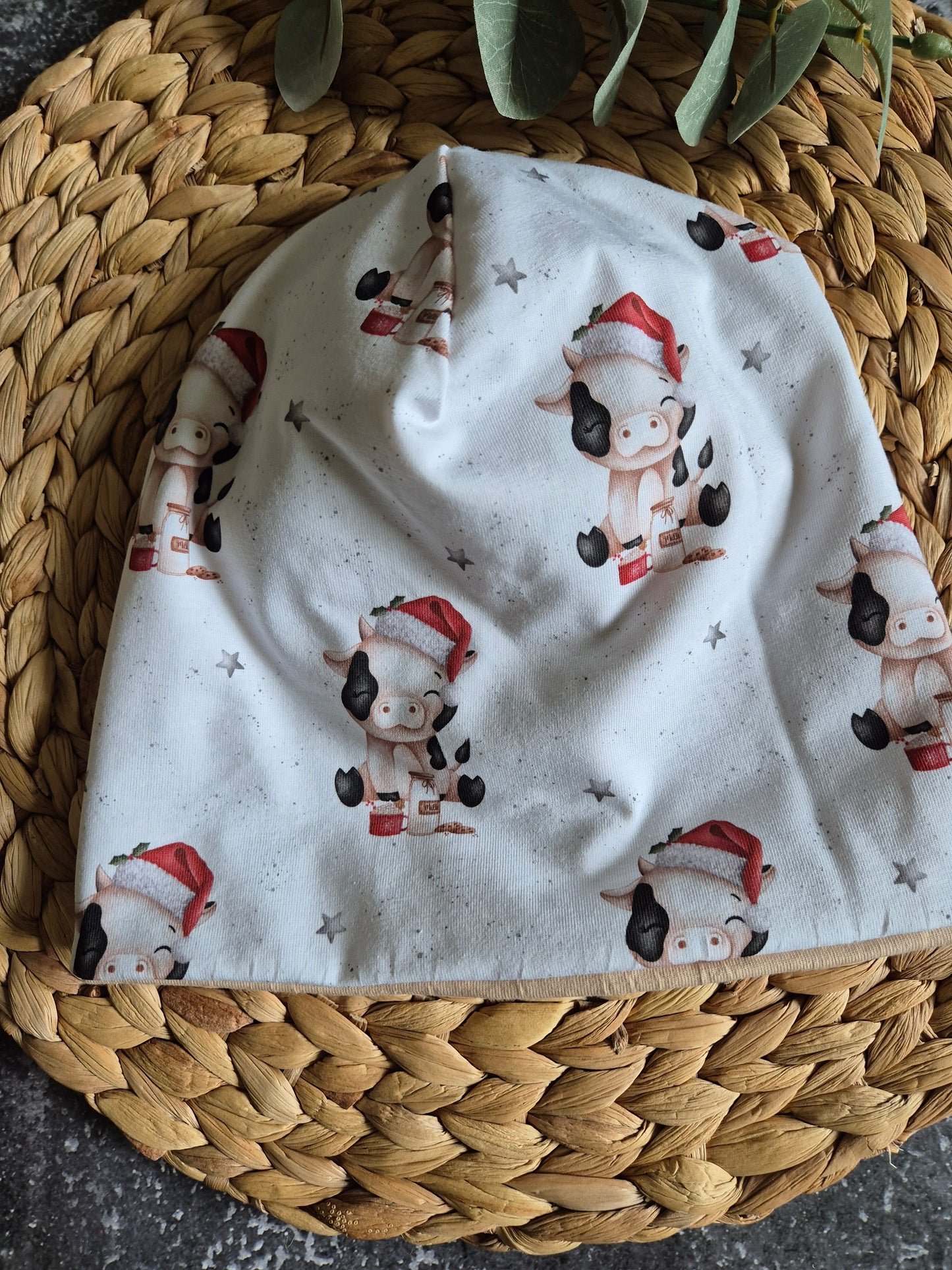 Mütze / Beanie Santa Cow Kinder diverse Grössen / Kopfumfang 47 bis 54 cm