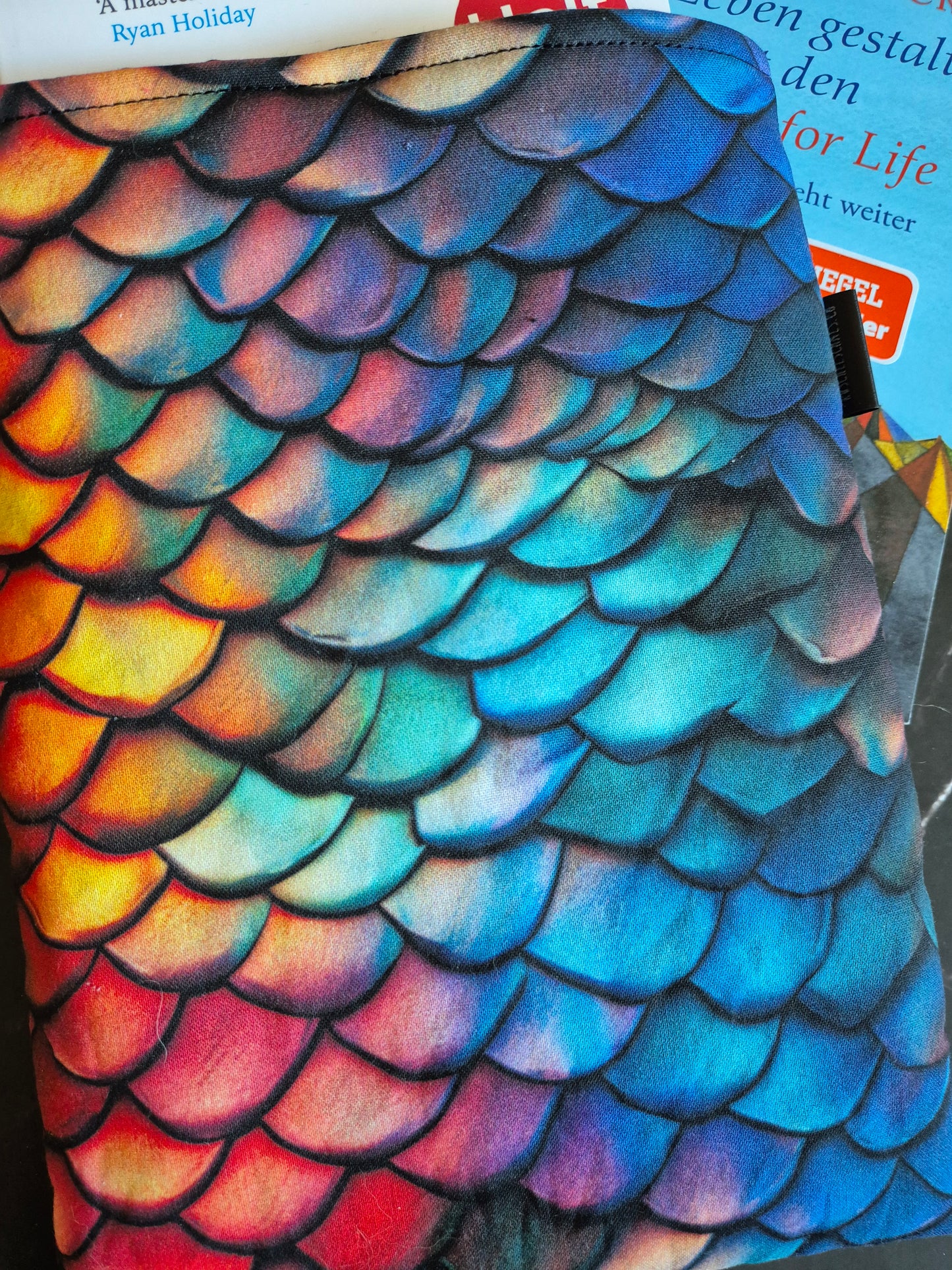 Dragonskin Book Cover Kindle Kobo - 3 Sizes - Handmade