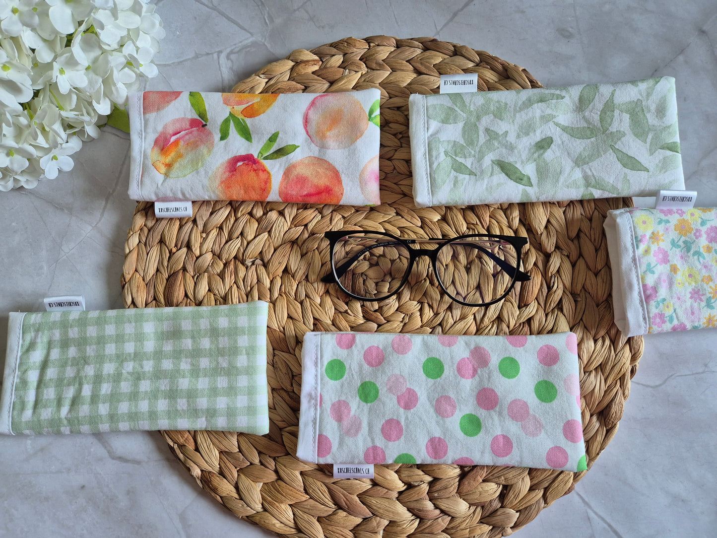 Étui à lunettes en feutre fait main | Pochette de rangement pour lunettes écologique | Protection de lunettes souple et légère | Cadeau organisateur de lunettes pour elle