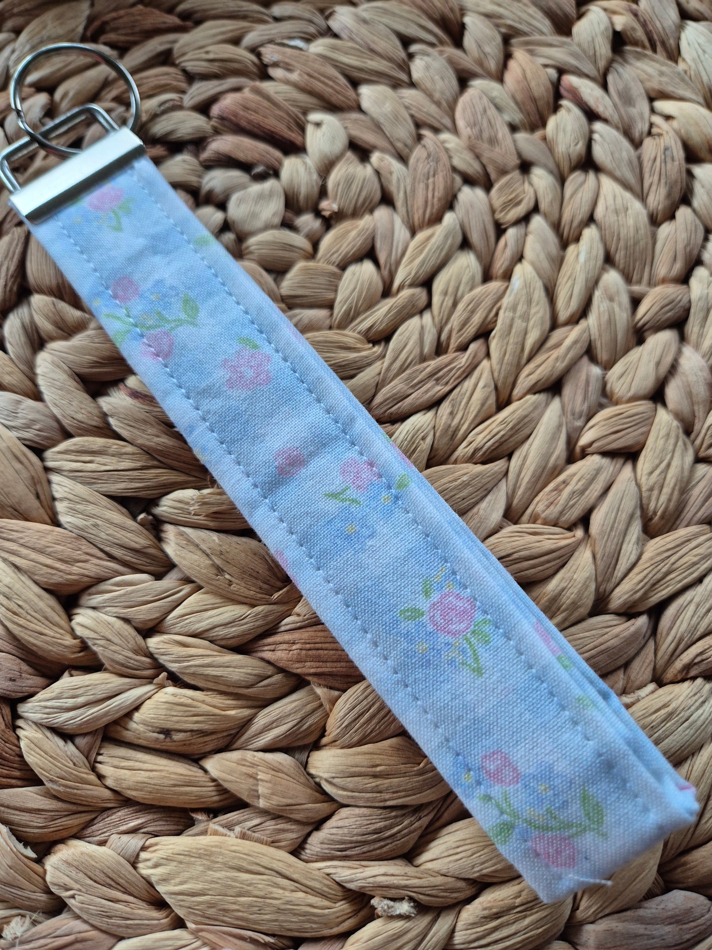 Schlüsselanhänger Stoff Wristlet Keychain Cutecore Baumwolle Schlüsselanhänger Handgelenk fabric key chain Vegan Umweltfreundlich gingham