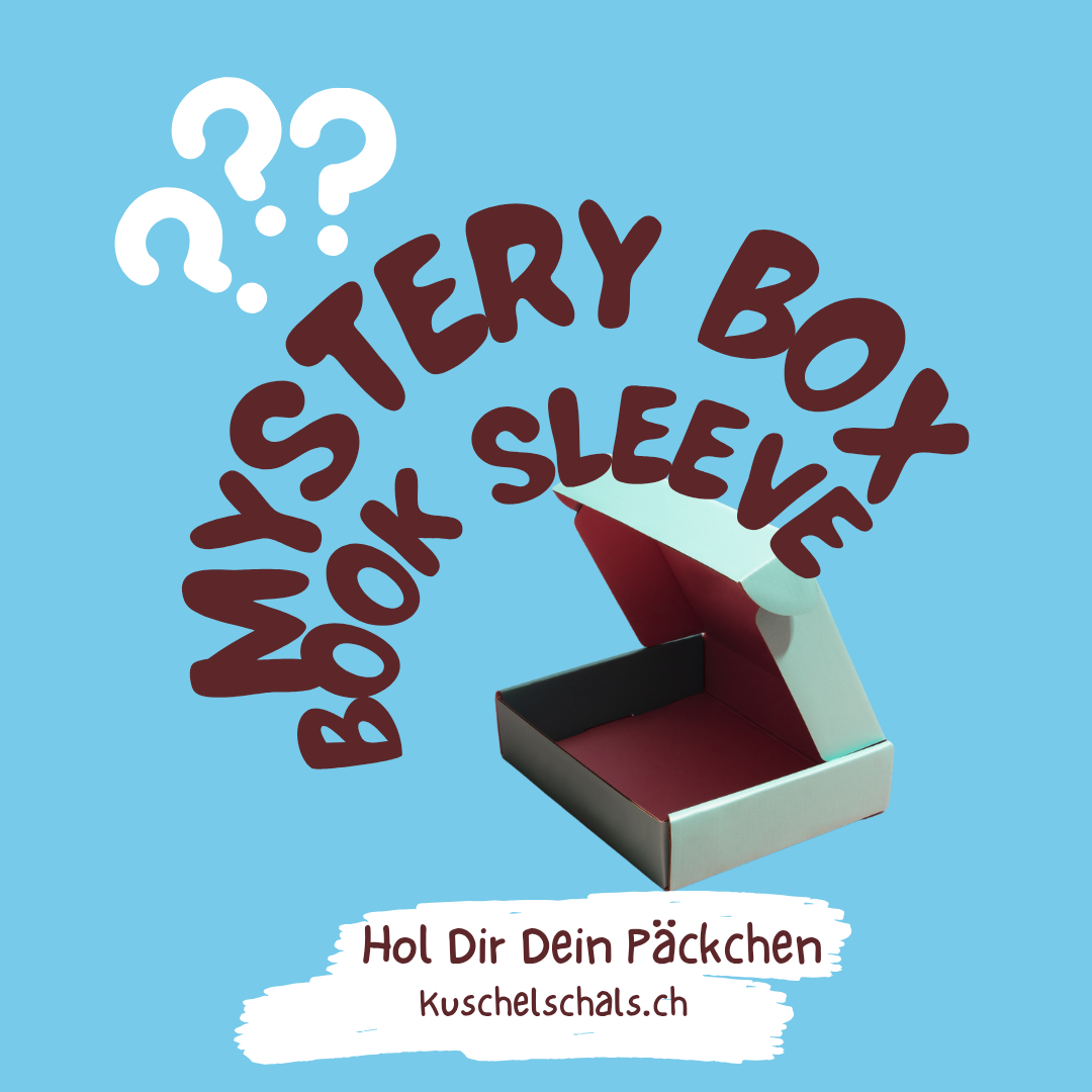 Mystery Box Book Sleeve handmade - sewn by me - the perfect surprise for yourself or somebody else - bookish gifts booksleeve