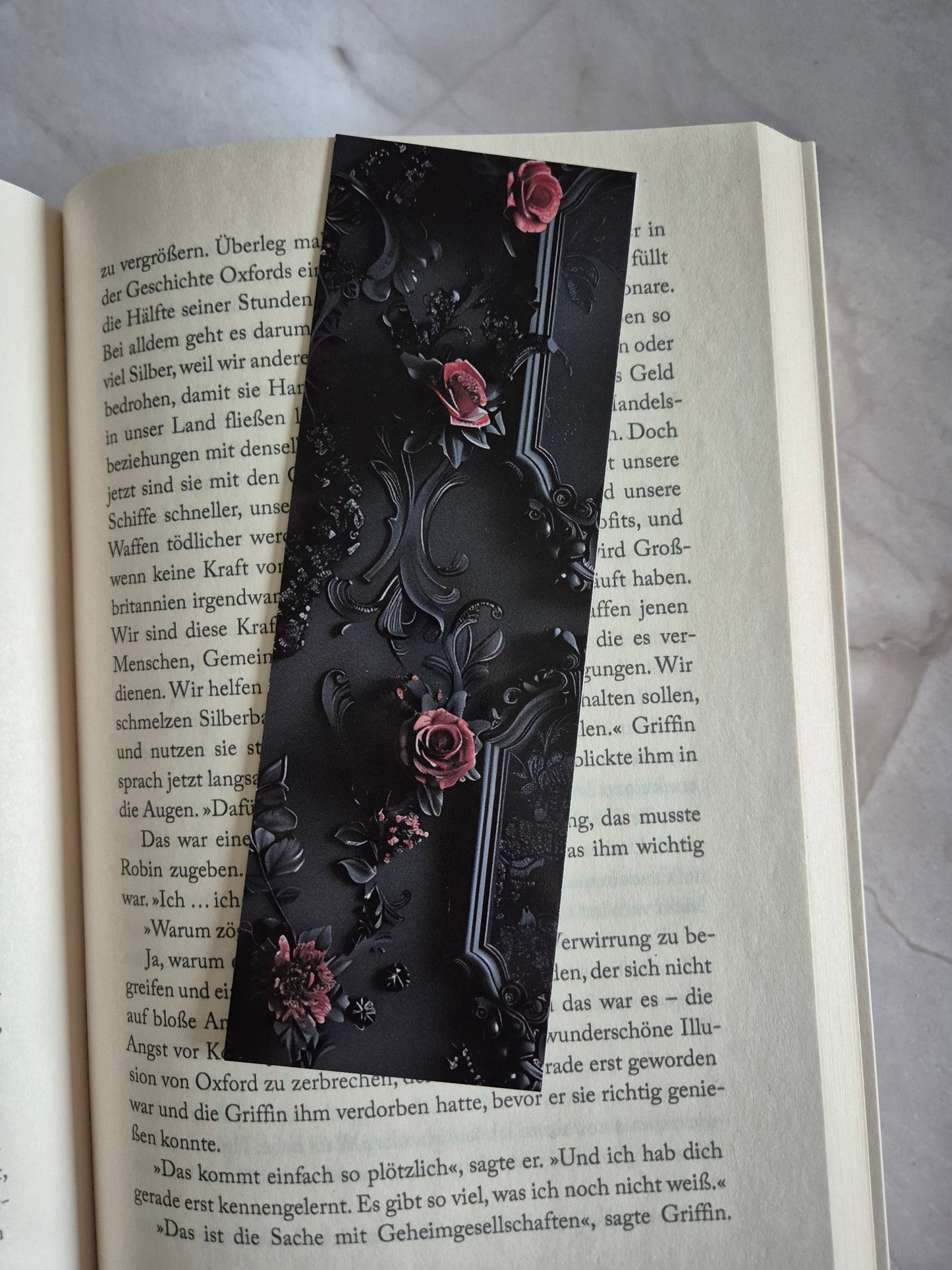 Lesezeichen Gothic Wall auf hochwertigem Paper gedruckt, doppelseitig, tolles Geschenk