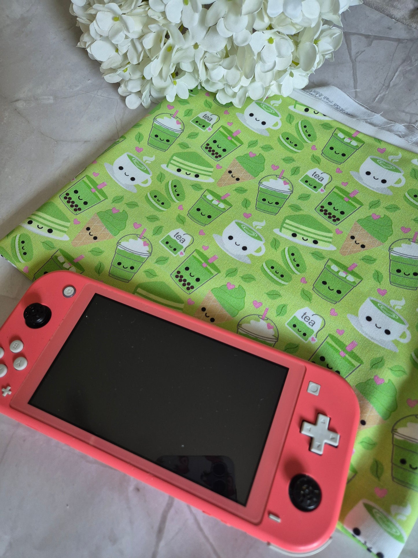 Padded Cover for Switch 1 / Switch 2 / Oled / Nintendo DS handmade with Zipper choose your fabric matcha kawaii Gaming add Personalisation