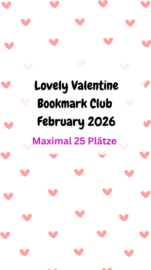 Valentine Romance Bookmark Club February