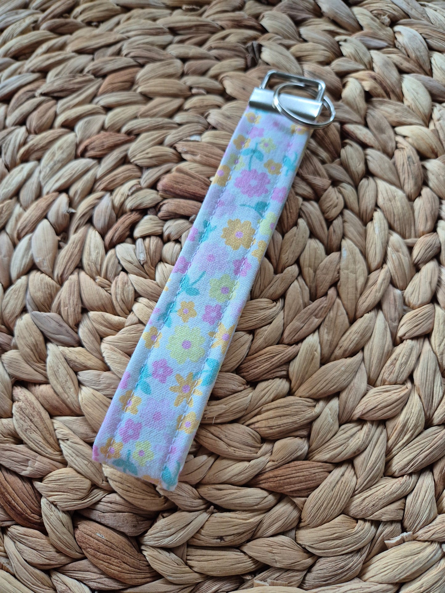 Schlüsselanhänger Stoff Wristlet Keychain Cutecore Baumwolle Schlüsselanhänger Handgelenk fabric key chain Vegan Umweltfreundlich gingham