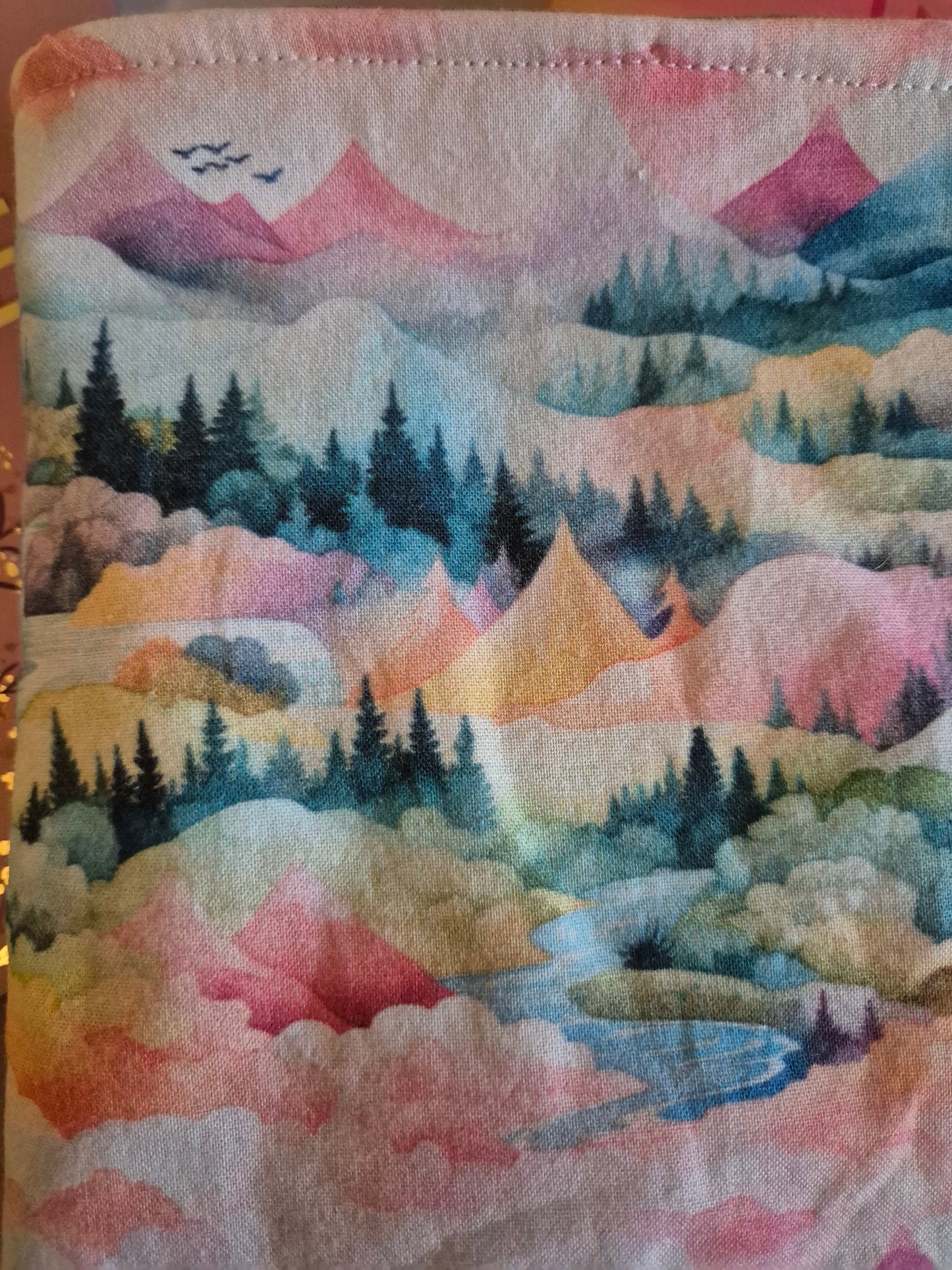 Mountain Landscape Fairytale Book Cover Kindle Kobo - 3 Sizes - Handmade
