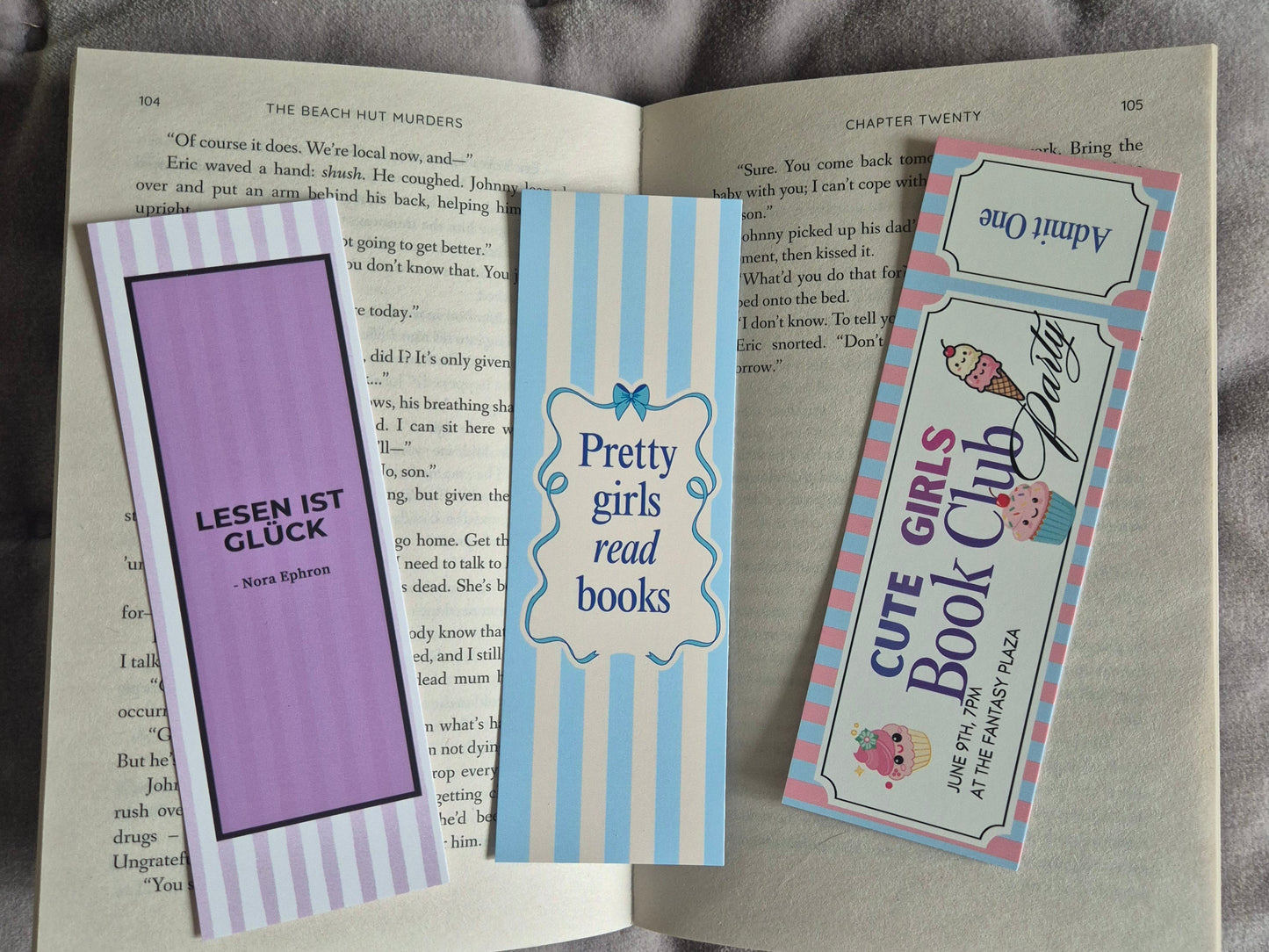 May Bookmarks for the Bookmark Club, subscribe now !!!! Butterfly Flower Spring Pink Bookmarks - perfect gift for every Booklover