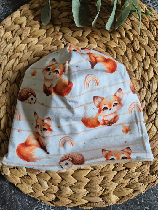 Mütze / Beanie Fuchs Kinder diverse Grössen / Kopfumfang 47 bis 54 cm