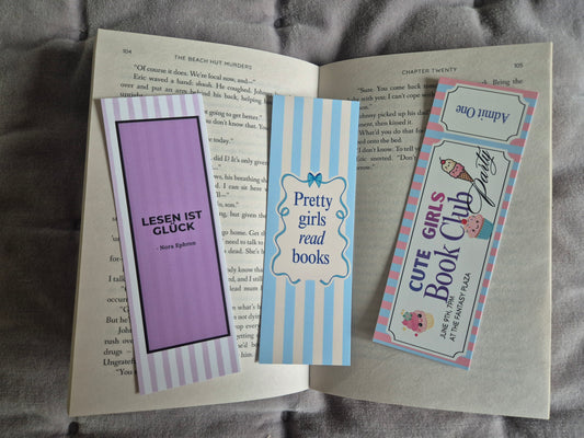 May Bookmarks for the Bookmark Club, subscribe now !!!! Butterfly Flower Spring Pink Bookmarks - perfect gift for every Booklover