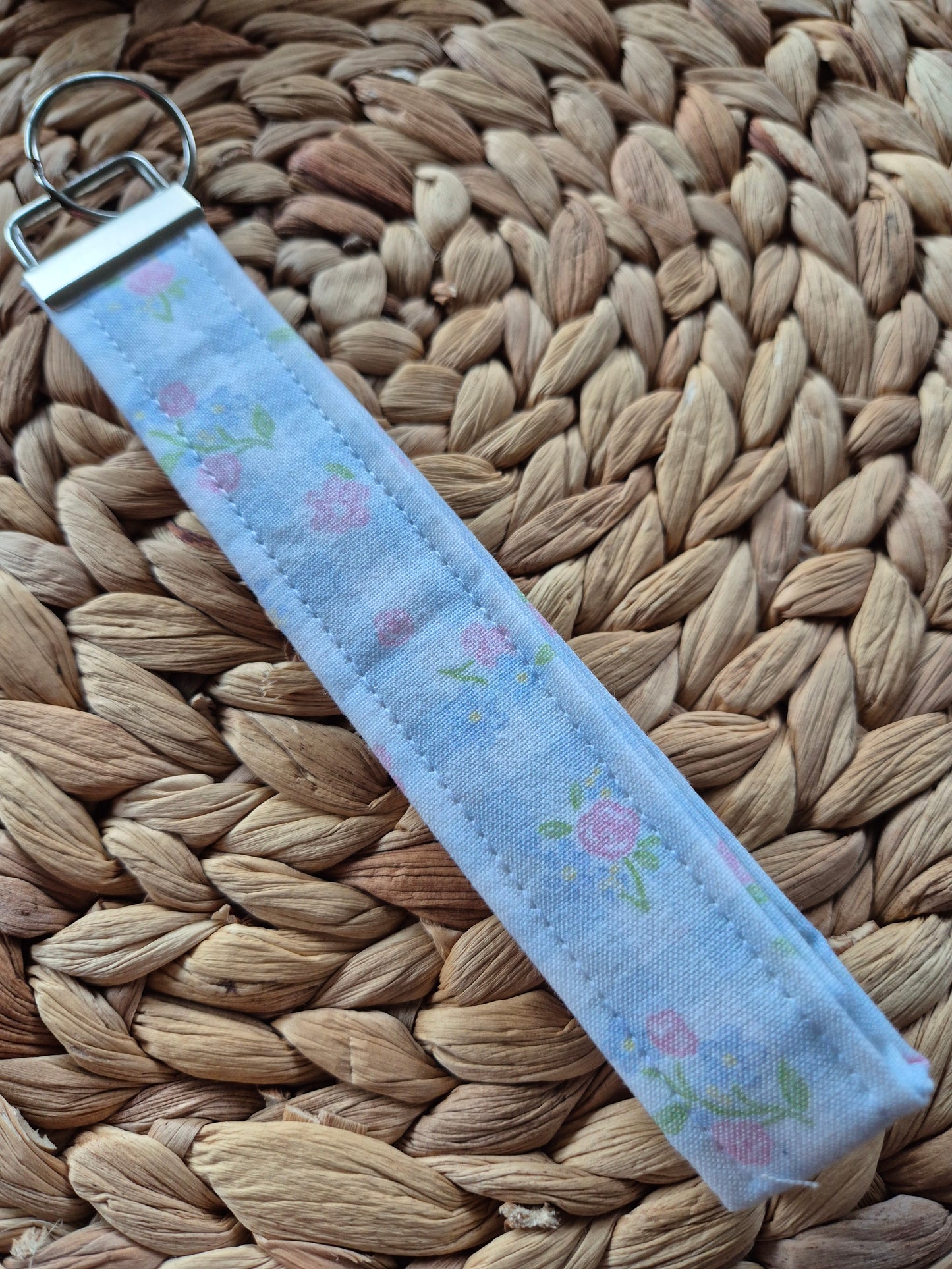 Schlüsselanhänger Stoff Wristlet Keychain Cutecore Baumwolle Schlüsselanhänger Handgelenk fabric key chain Vegan Umweltfreundlich gingham